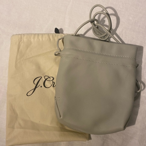 J.Crew NWT Lisbon leather bag. Color faded pistachio - Picture 1 of 6